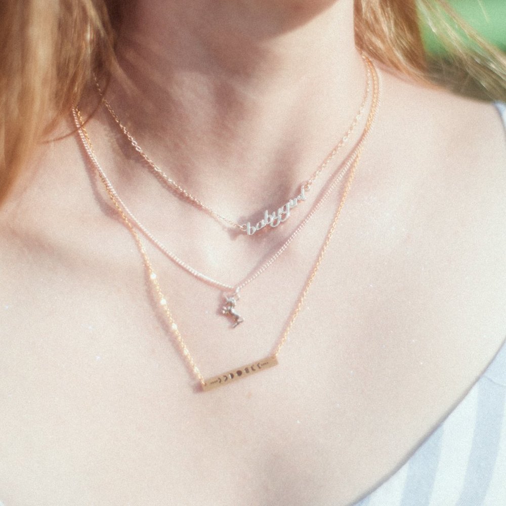 Unicorn Pendant Rose Gold Necklace